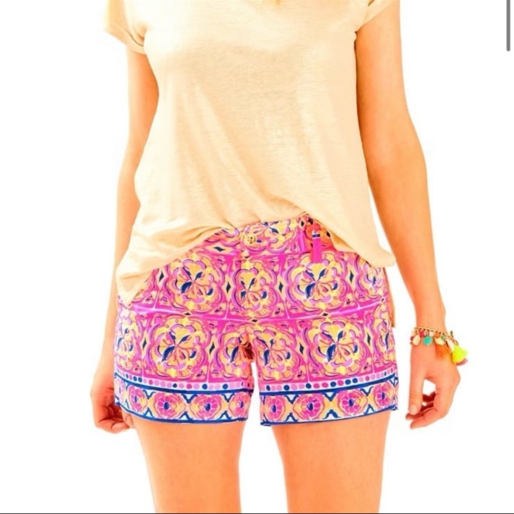 Lilly Pulitzer Callahan Shorts Pink Fusion Rock House Engineered